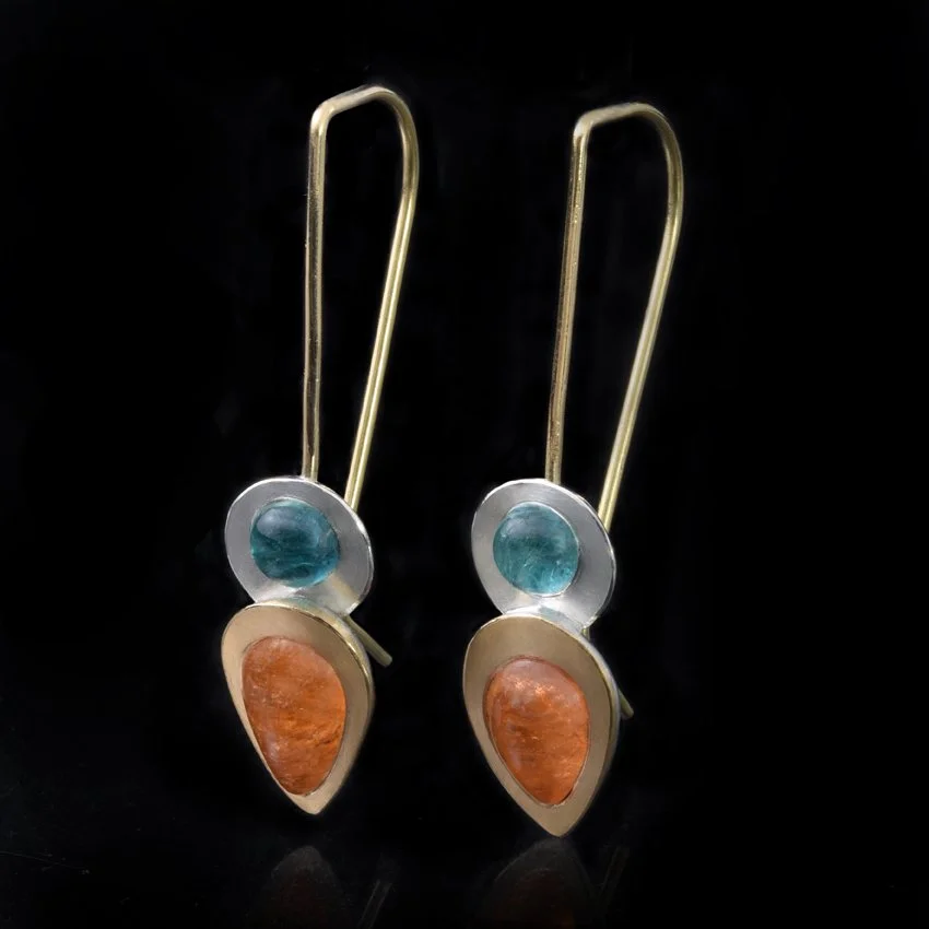Merge Drop Earrings Tourmaline Garnet 72.jpg