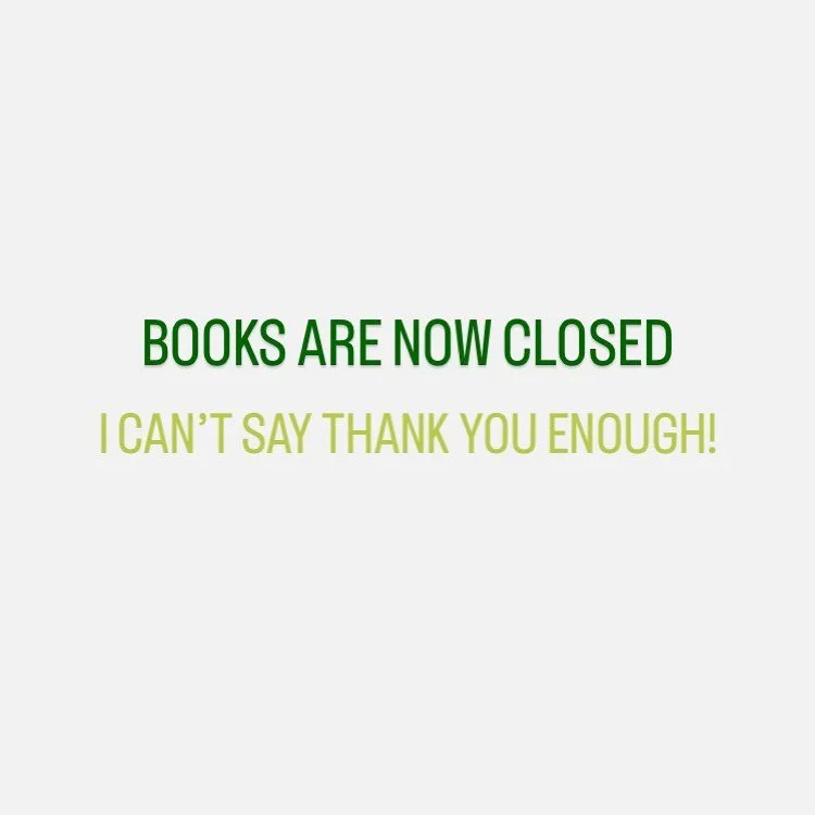 THANK YOU! I think this was the fastest appointments have filled. 

Sign up for the email list @ chipperharbin.com if you want to get early announcements (it may go to spam)
