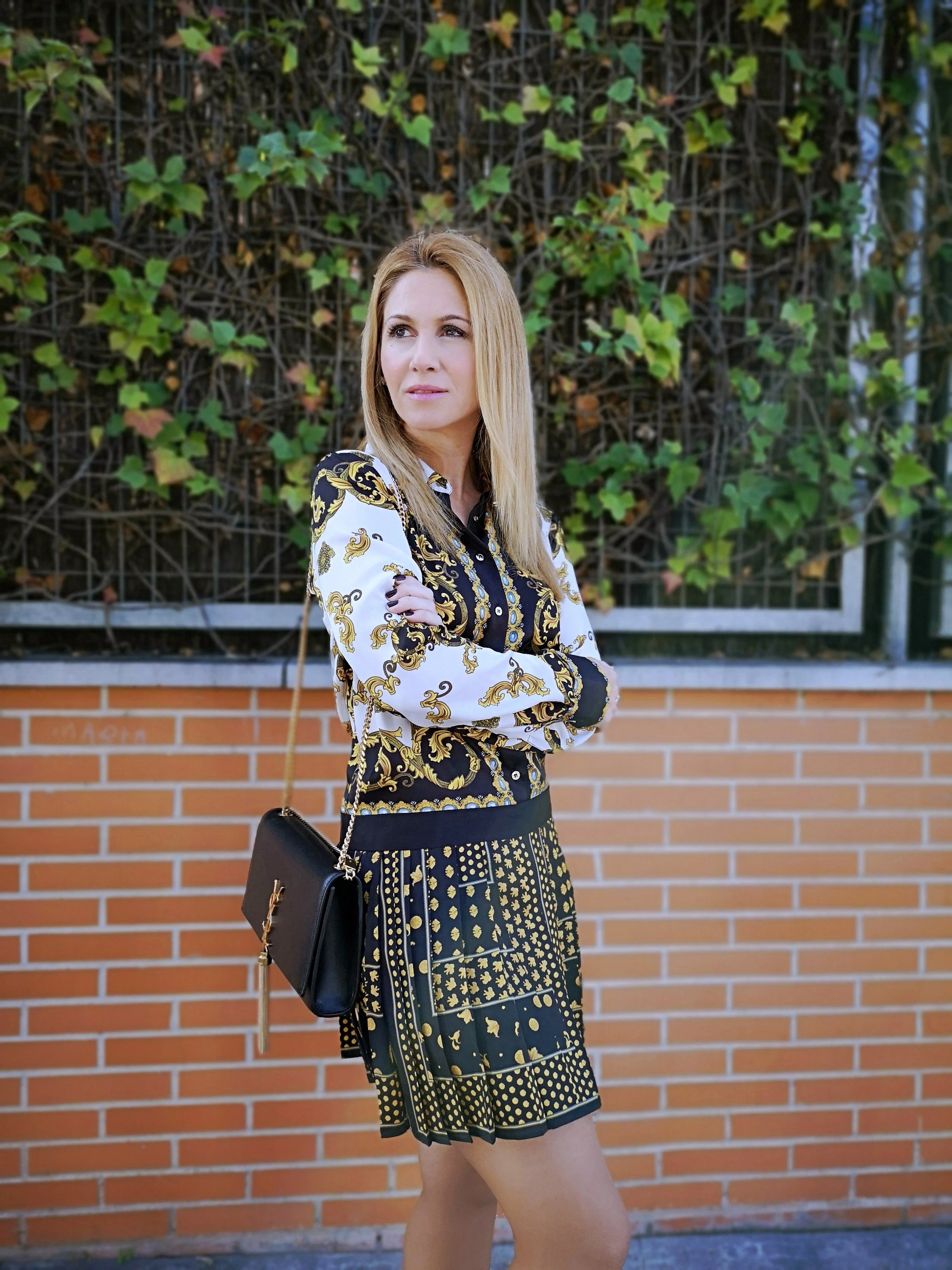 zara versace style dress