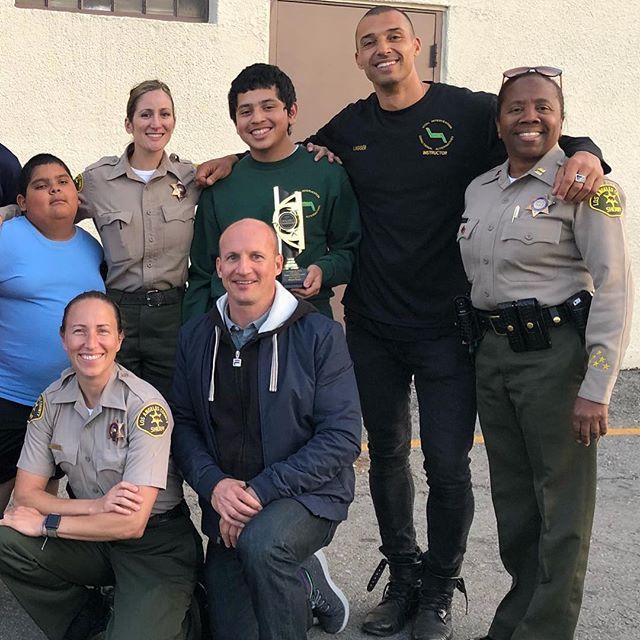 16 weeks of mentoring through the Los Angeles Sheriff Department&rsquo;s VIDA program has done miracles for Brian. (to my left) I&rsquo;ve witnessed this young man release old habits and transform from an angry, introverted young man into the most mo