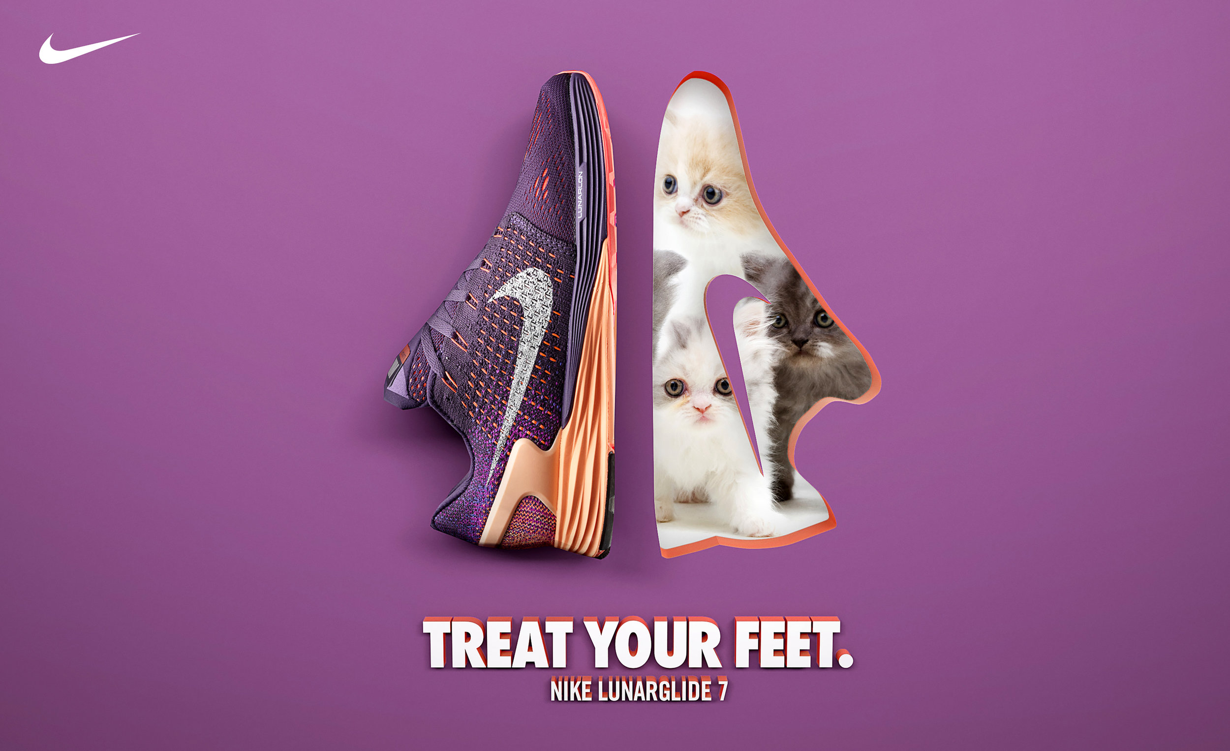 The Nike LunarGlide is undeniably one of the most comfortable running shoes ever made. With the shoe entering its seventh design iteration, we had a challenge to overcome. Seven years in, how do you keep the message fresh?
Normal
0
false
false
false
EN-US
JA
X-NONE
/* Style Definitions */
table.MsoNormalTable
{mso-style-name:"Table Normal";
mso-tstyle-rowband-size:0;
mso-tstyle-colband-size:0;
mso-style-noshow:yes;
mso-style-priority:99;
mso-style-parent:"";
mso-padding-alt:0in 5.4pt 0in 5.4pt;
mso-para-margin:0in;
mso-para-margin-bottom:.0001pt;
mso-pagination:widow-orphan;
font-size:12.0pt;
font-family:Cambria;
mso-ascii-font-family:Cambria;
mso-ascii-theme-font:minor-latin;
mso-hansi-font-family:Cambria;
mso-hansi-theme-font:minor-latin;}