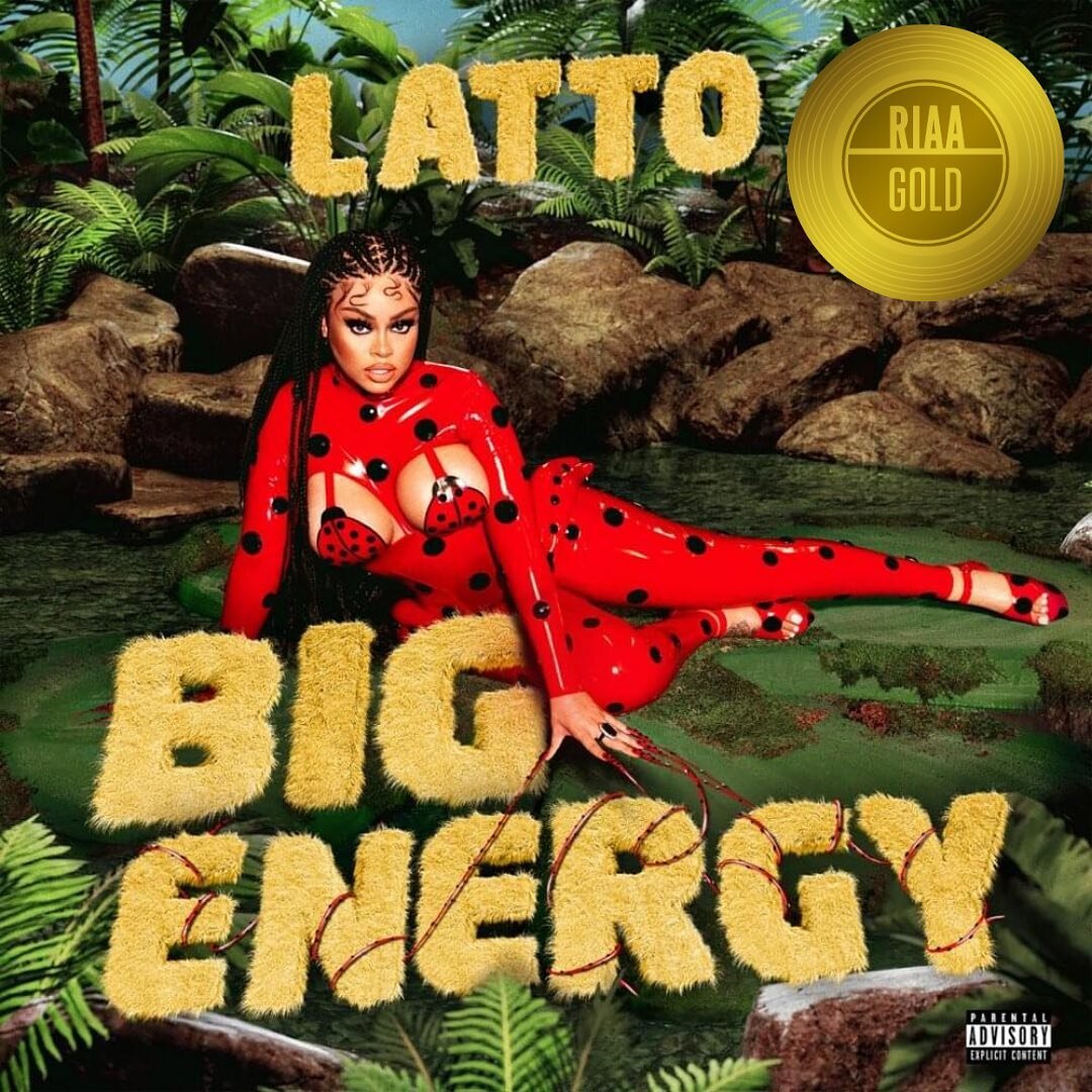 Congratulations @latto777 and @rcarecords!! &ldquo;Big Energy&rdquo; is now Gold-Certified 🎰🐞#bigenergy #biglatto #latto