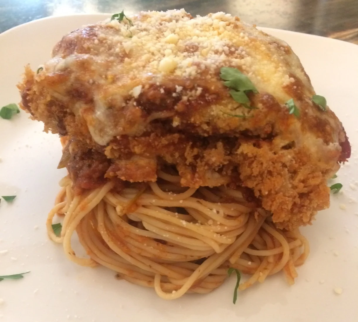 Parmesan Chicken and Pasta