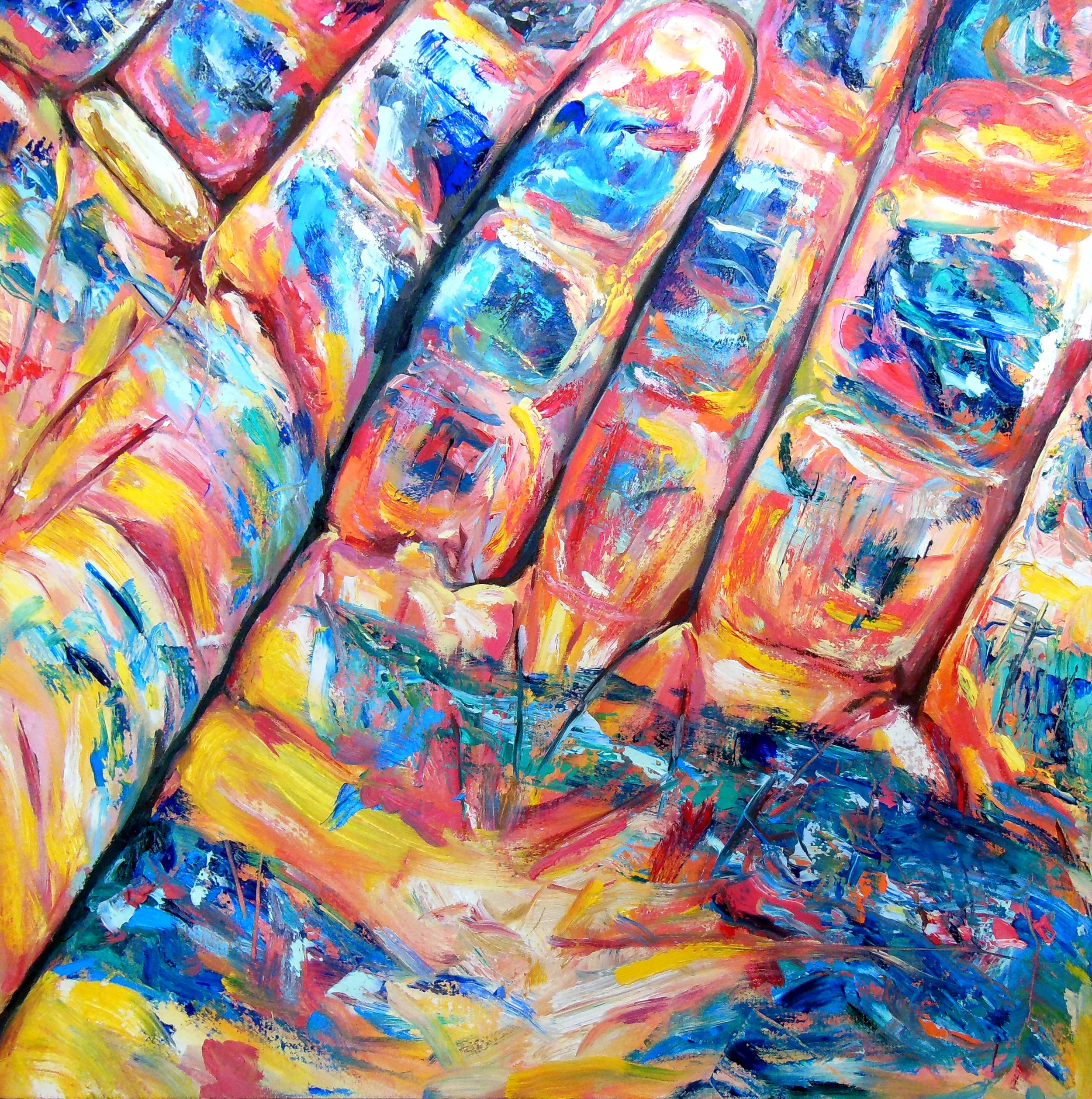 Closeup of my grandfather’s hands.