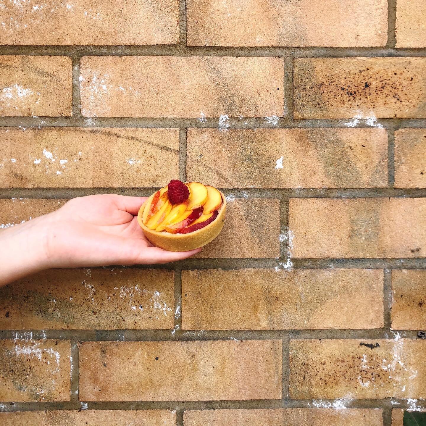 &mdash; RASPBERRY &amp; PEACH TARTLETS &mdash;

So nice we made it twice &mdash; these lovely little vegan tartlets were so popular we&rsquo;ve brought them back for a second weekend on the counter!

#patisserie #p&acirc;tisserie #bakery #sourdoughba