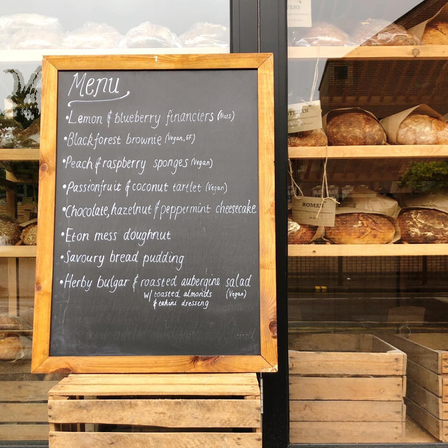 &mdash; WEEKEND MENU &mdash;

Serving up these goodies alongside our bread &amp; coffee, all weekend long!

#sourdoughbread #sourdoughbakery #eastlondonfood #p&acirc;tisserie #specialitycoffee