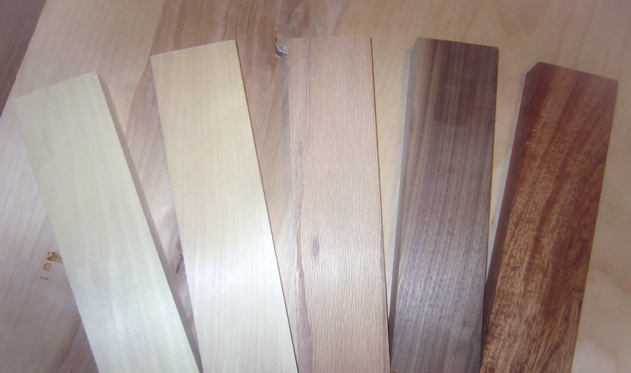Figure 8: hardwood tonearm boards