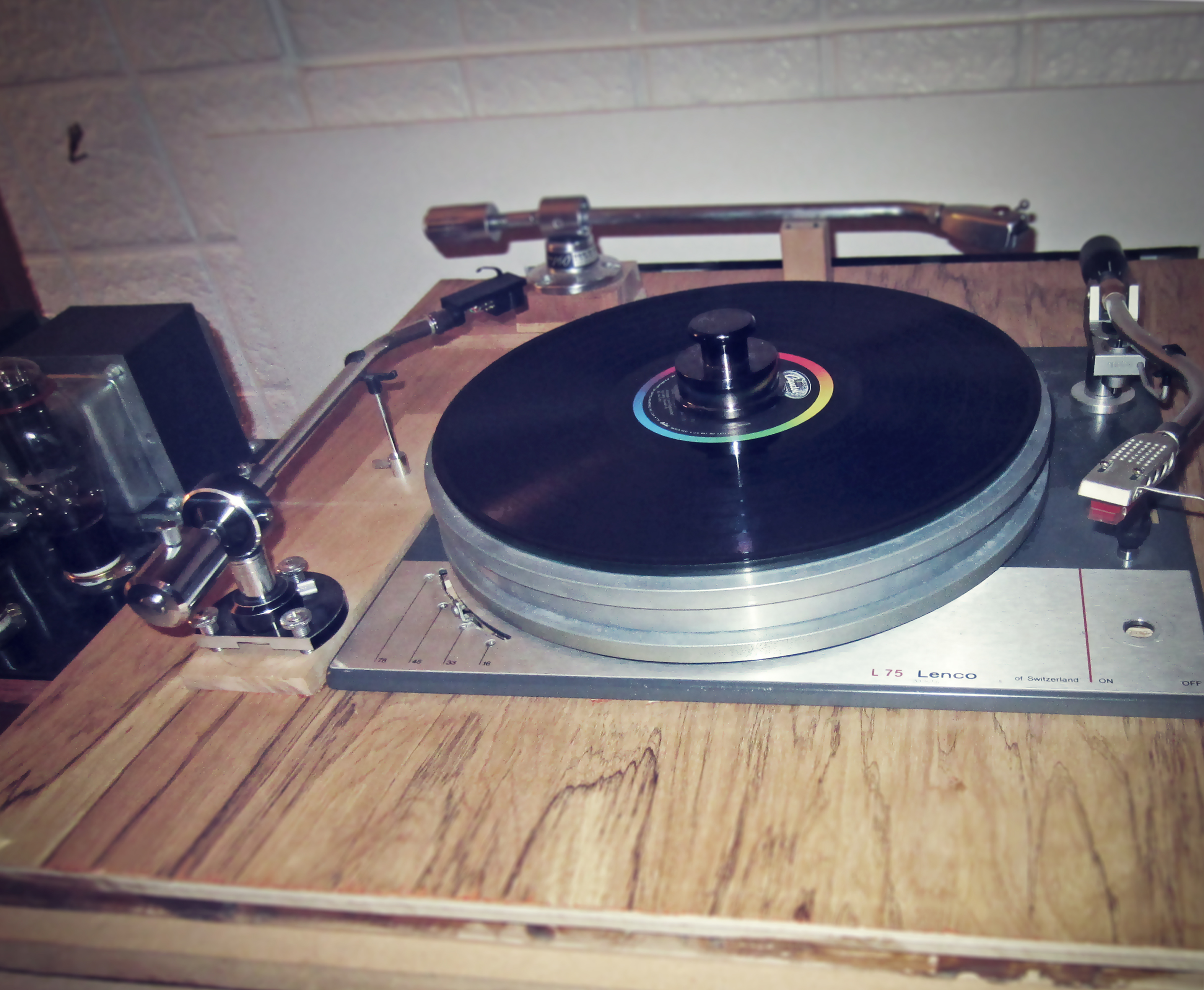 Figure 11: turntable and plinth - top view