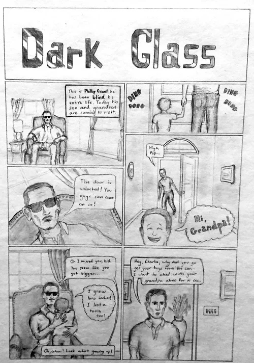 Dark Glass, Page 1 (2014)
