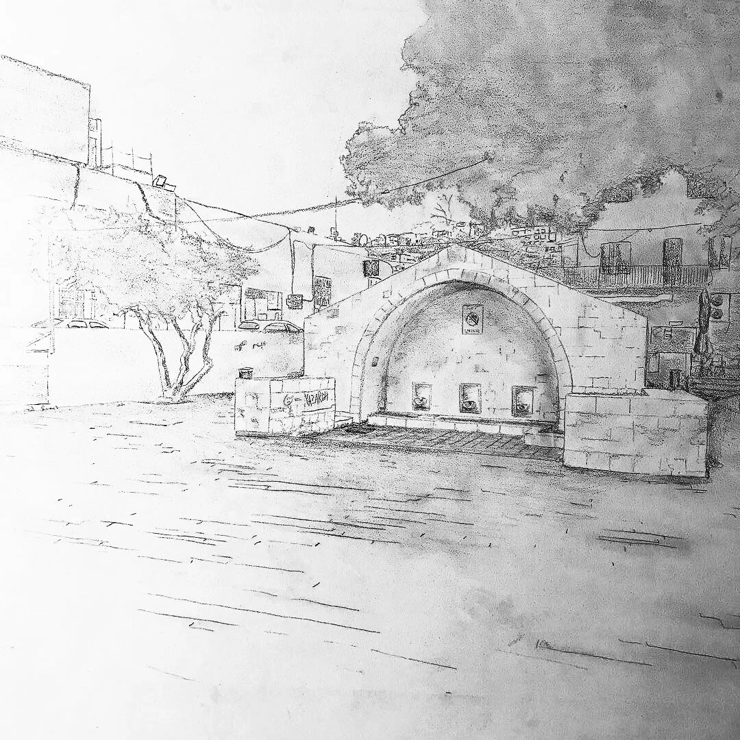 ذكرى عین العذراء من فبرایر الماضي — A Memory of Mariam’s Well in February — זיכרון של באר מרים מפברואר שעבר