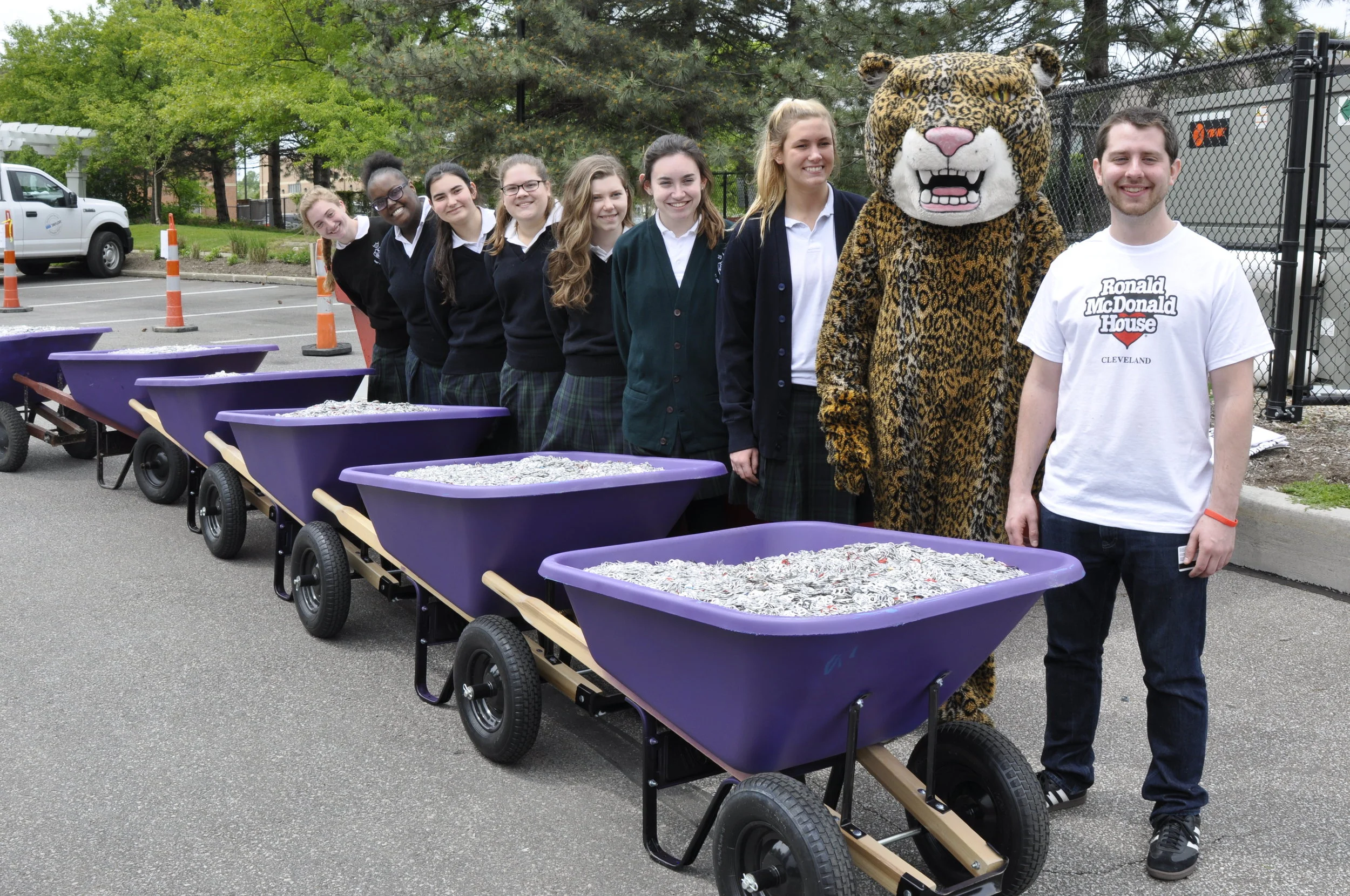 Students from Cleveland's Saint Joseph Academy