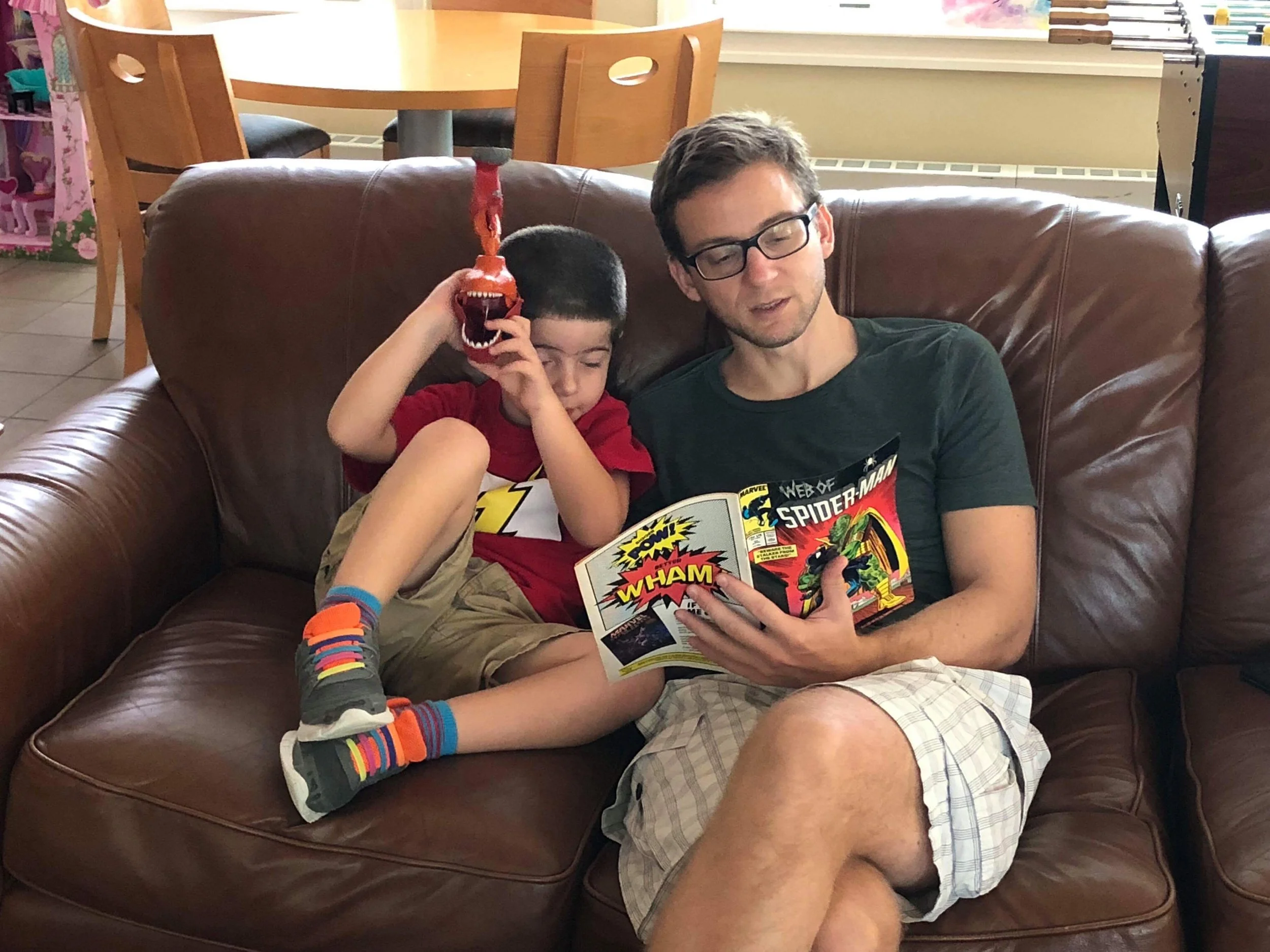 Miguel and Vicente Reading Comics.jpg