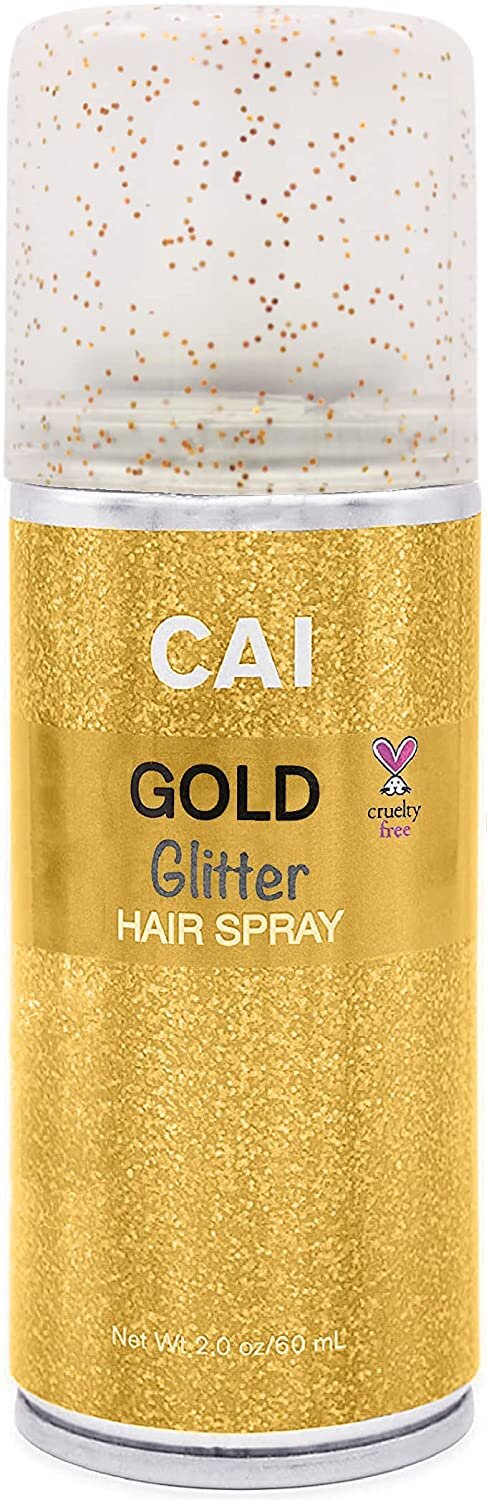 CAI BEAUTY NYC Hair and Body Glitter Spray - Glitter Gold — Cai Cosmetics