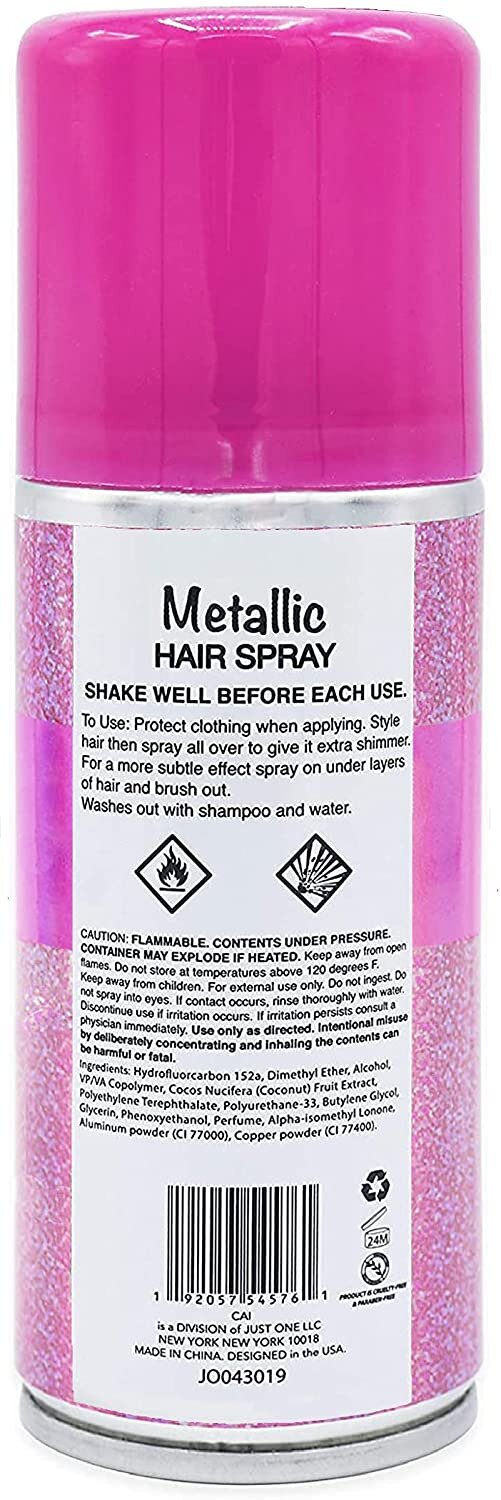 CAI BEAUTY NYC Hair and Body Glitter Spray - Metallic Pink — Cai Cosmetics
