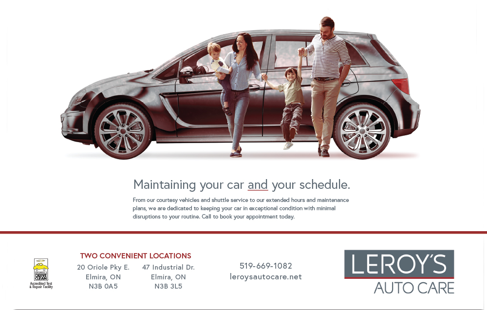 The print campaign features nine ads that promote the variety of automotive services Leroy's offers its customers. Working with the double exposure concept and keeping content streamlined supports the new brand's modern look.