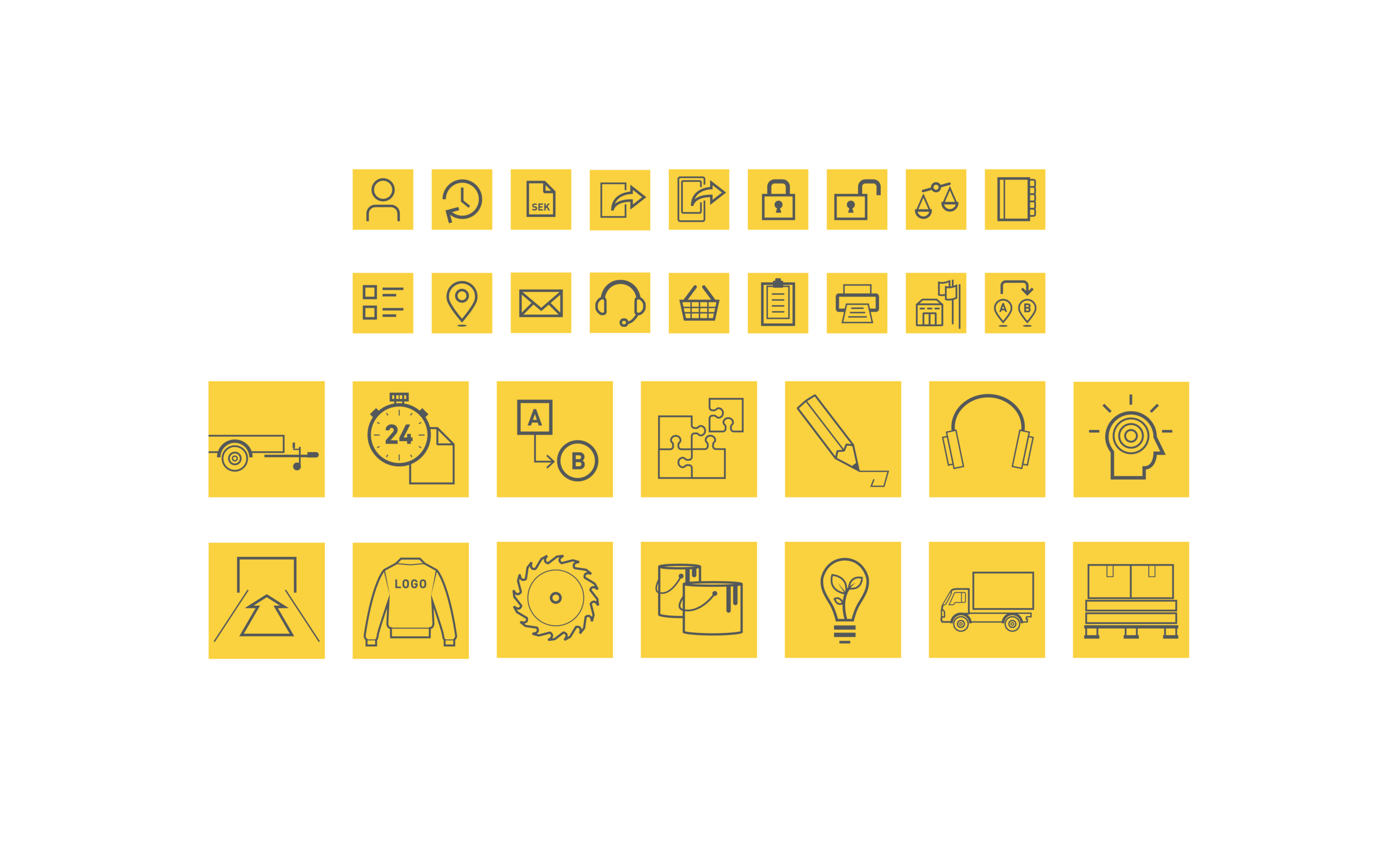 Custom icon set