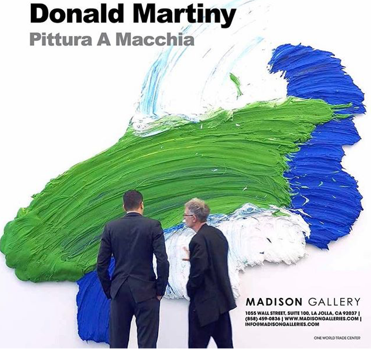 Please join me on Saturday 18th February at 6pm for the preview night of my exhibition 'Pittura a Macchia' at Madison Gallery. Renowned art critic and writer Ann Landi will be interviewing me about my work. So looking forward! RSVP to info@madisongalleries.com .