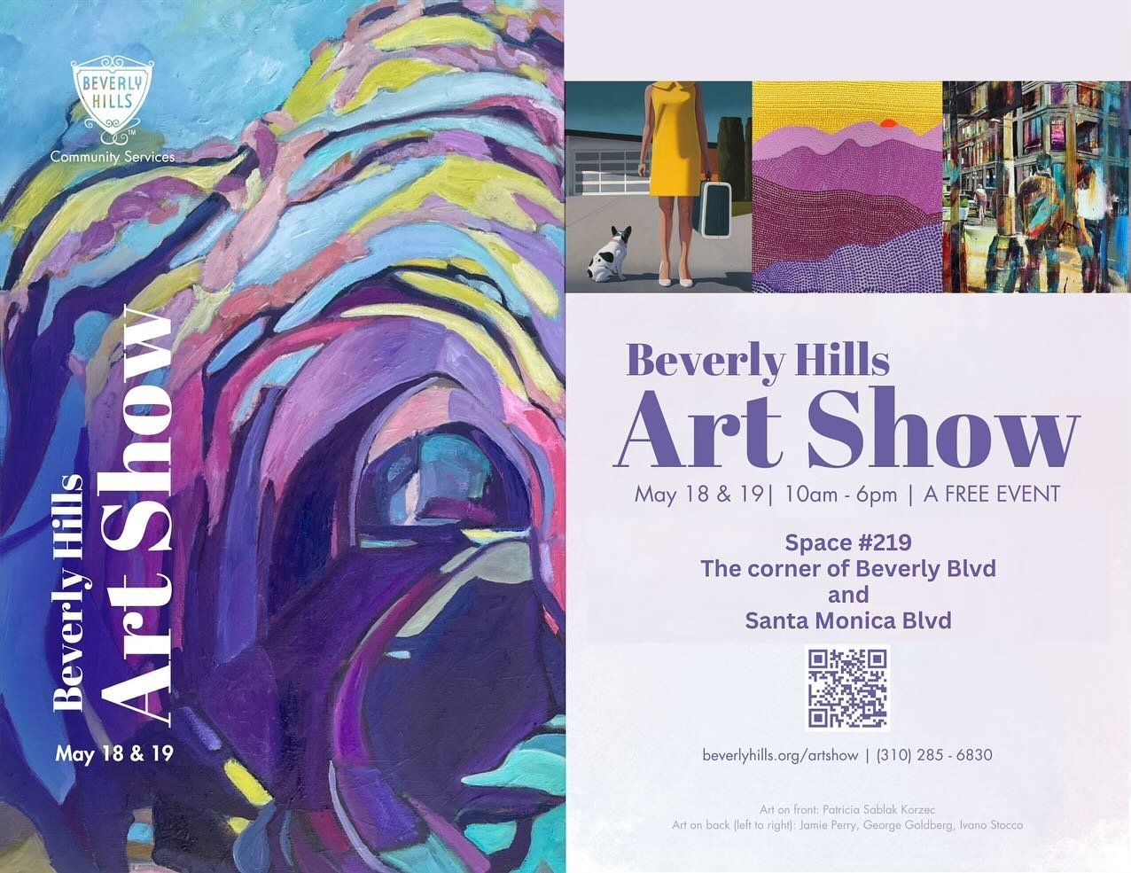 Pulling paintings and preparing for the @bhartshow May 18th &amp; 19th. Come by and enjoy fine art, food trucks, and a Wine &amp; Beer Garden.

You can find me at space #219 on the corner of Beverly Blvd and Santa Monica Blvd. Swipe to see a few of t