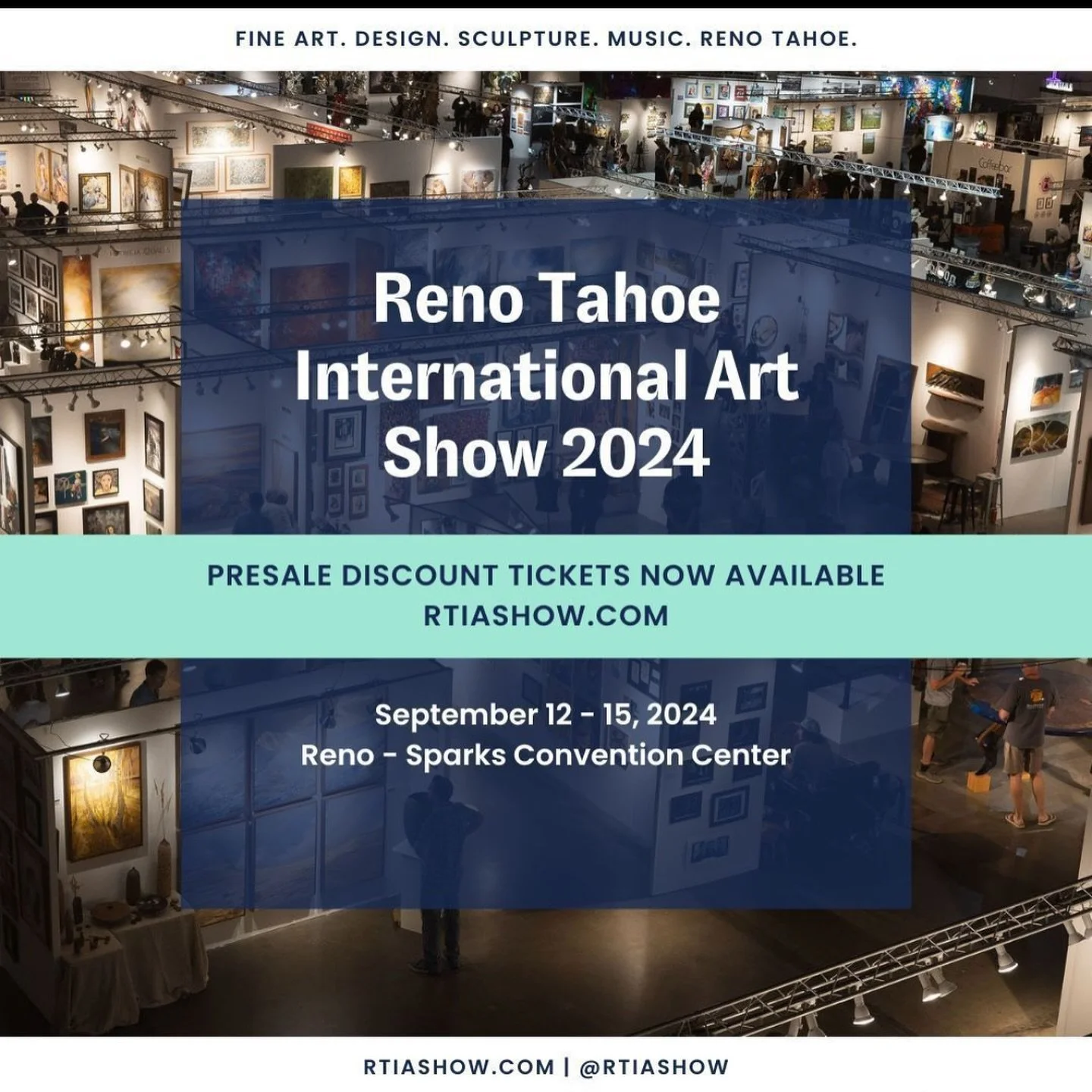 The Reno Tahoe International Art Show is coming to the Reno Convention Center September 12-15th. @rtiashow

There will be over 230 artists from around the world exhibiting at the show. 

I&rsquo;m proud to be one of four Artists with @thetahoeartleag