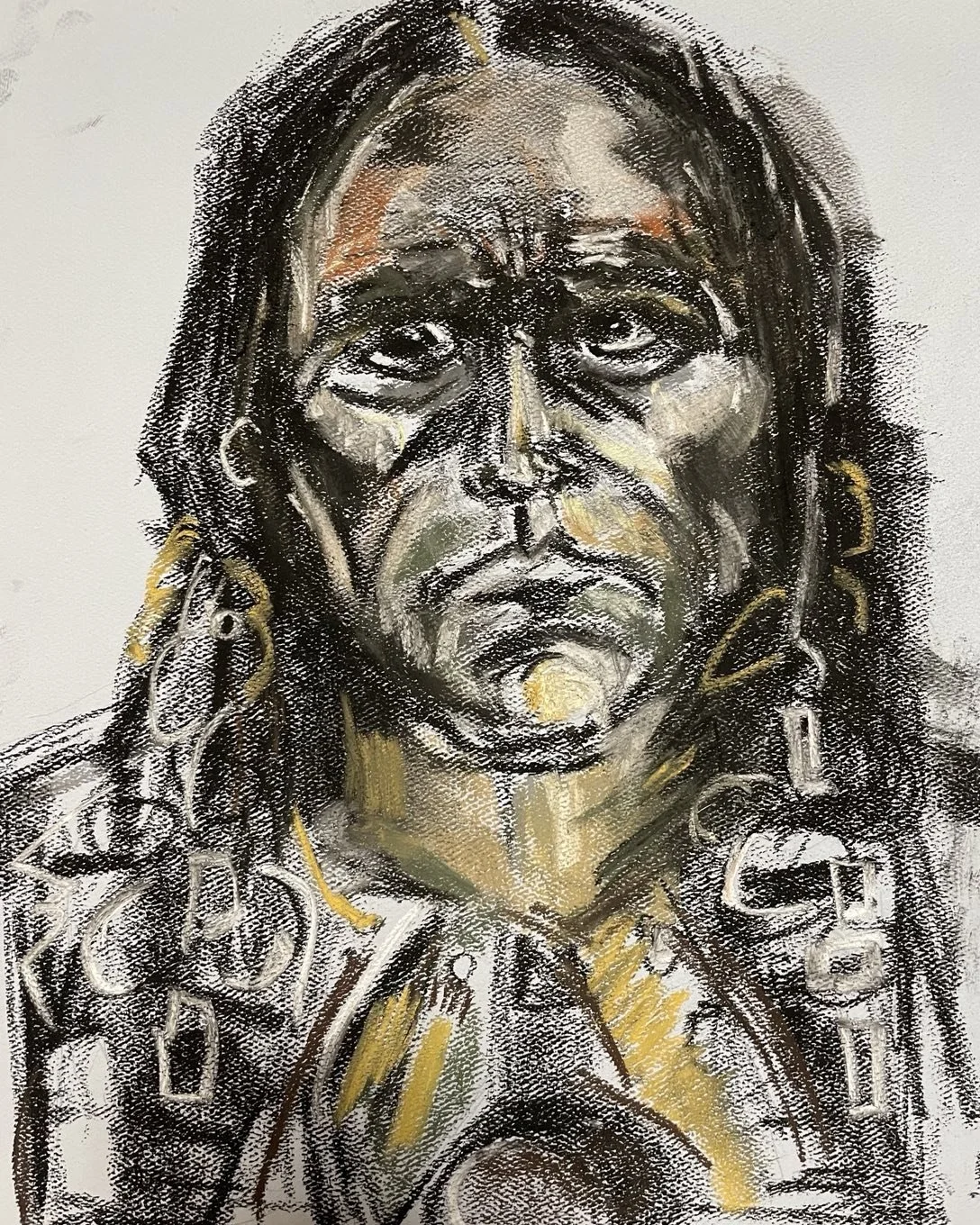 Something new. Way outta my comfort zone. 11x14 Pastel