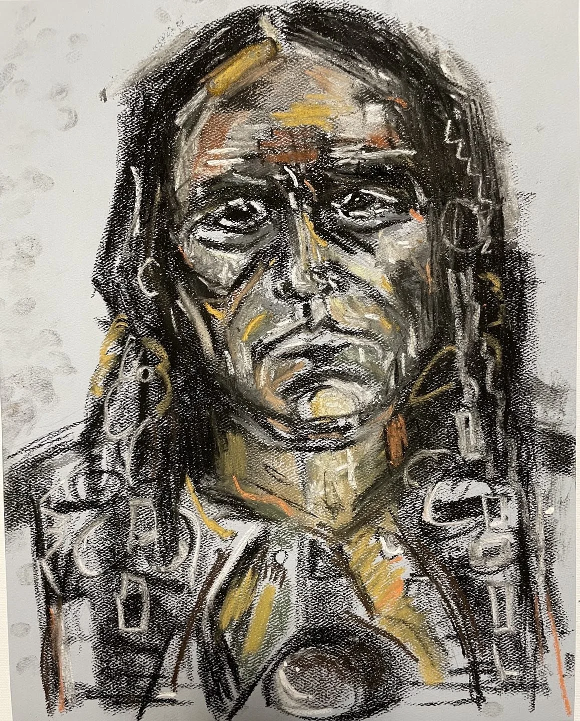 11x14 still reworking but getting closer.
&ldquo;You&rsquo;d be Pissed too if they Stole your Land&rdquo;