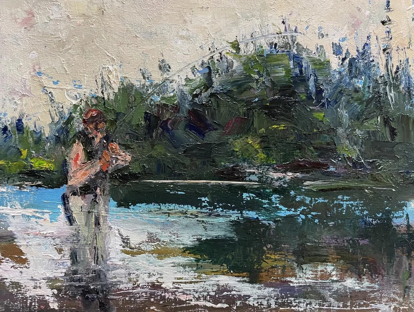 11x14 &ldquo;Be on the Malchatna River&rdquo;
