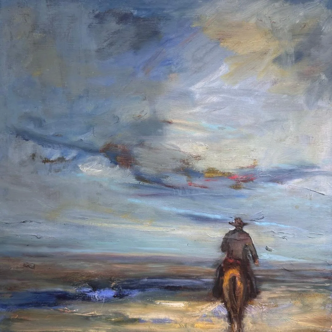 The Lone Rider 24x24