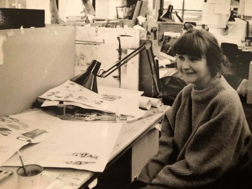 Baby faced me at Glasgow School of Art 1993