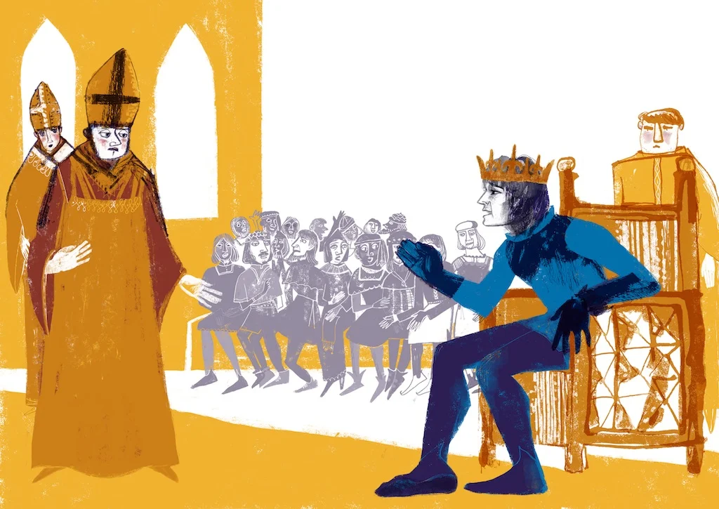 Robert the Bruce, illustrated by Jill calder.