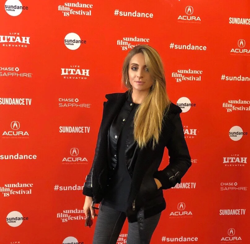 On the red carpet for "BLAZE," Sundance 2018