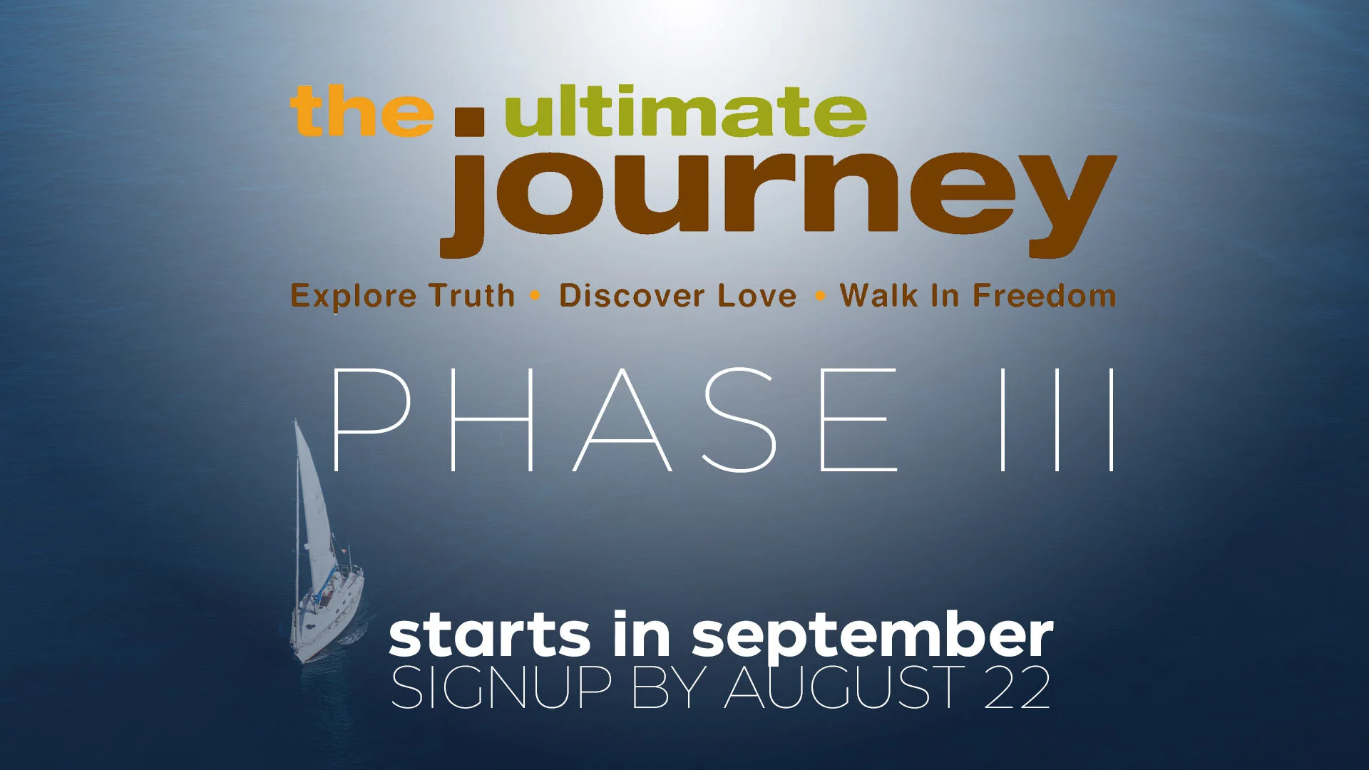 The Ultimate Journey Phase 3 Signup