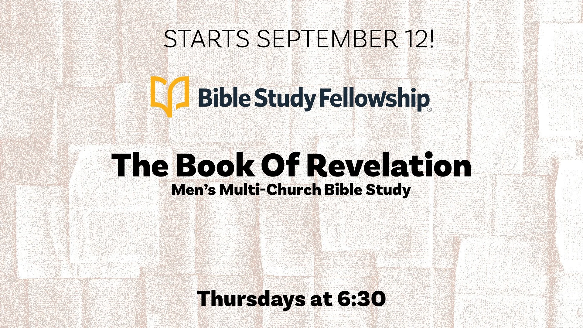 Bible Study Fellowship: The Book Of Revelation