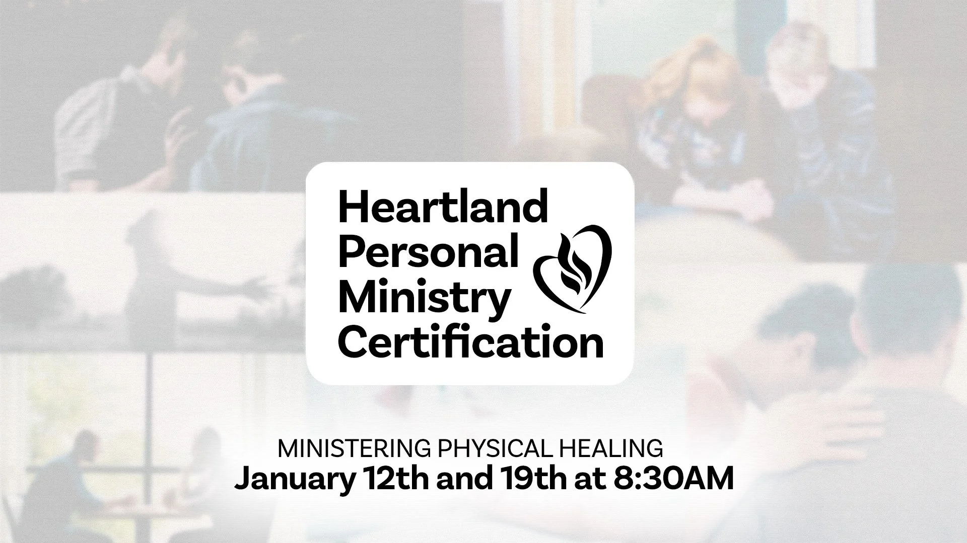 Ministering Physical Healing