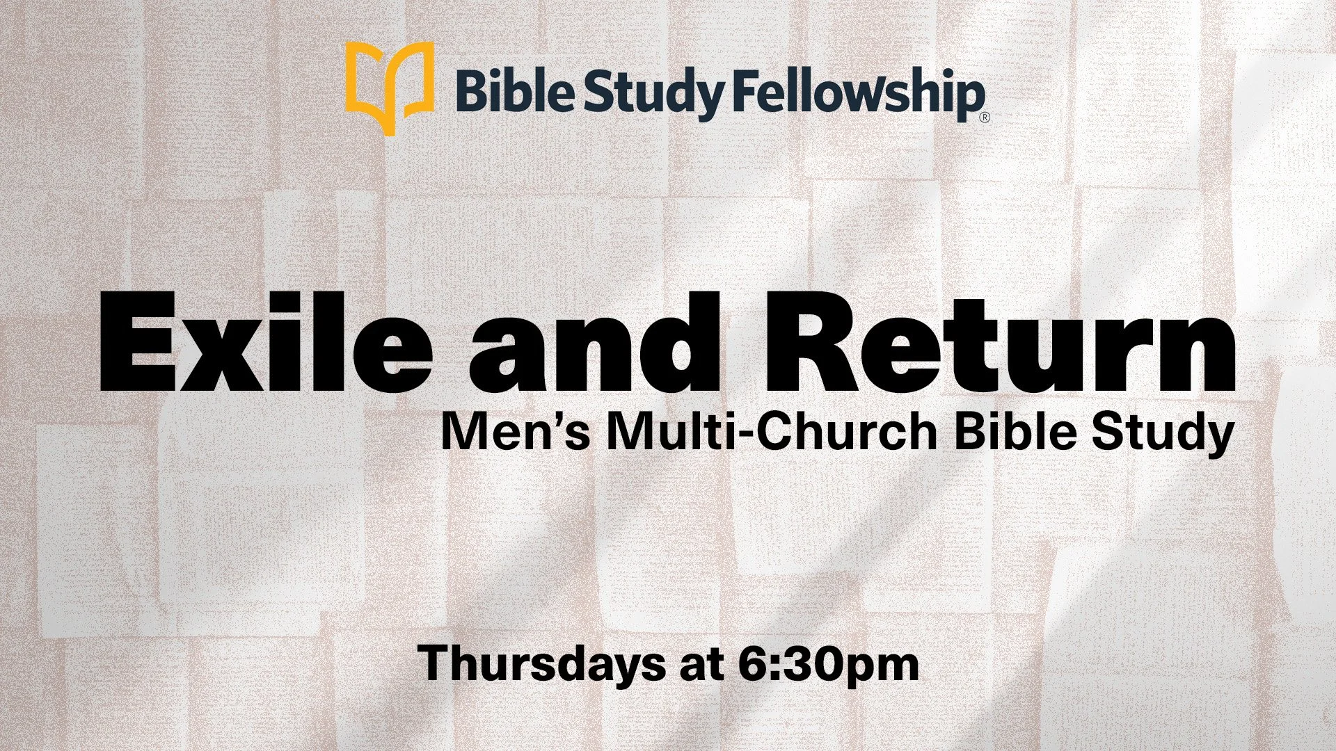 Men's Bible Study Fellowship