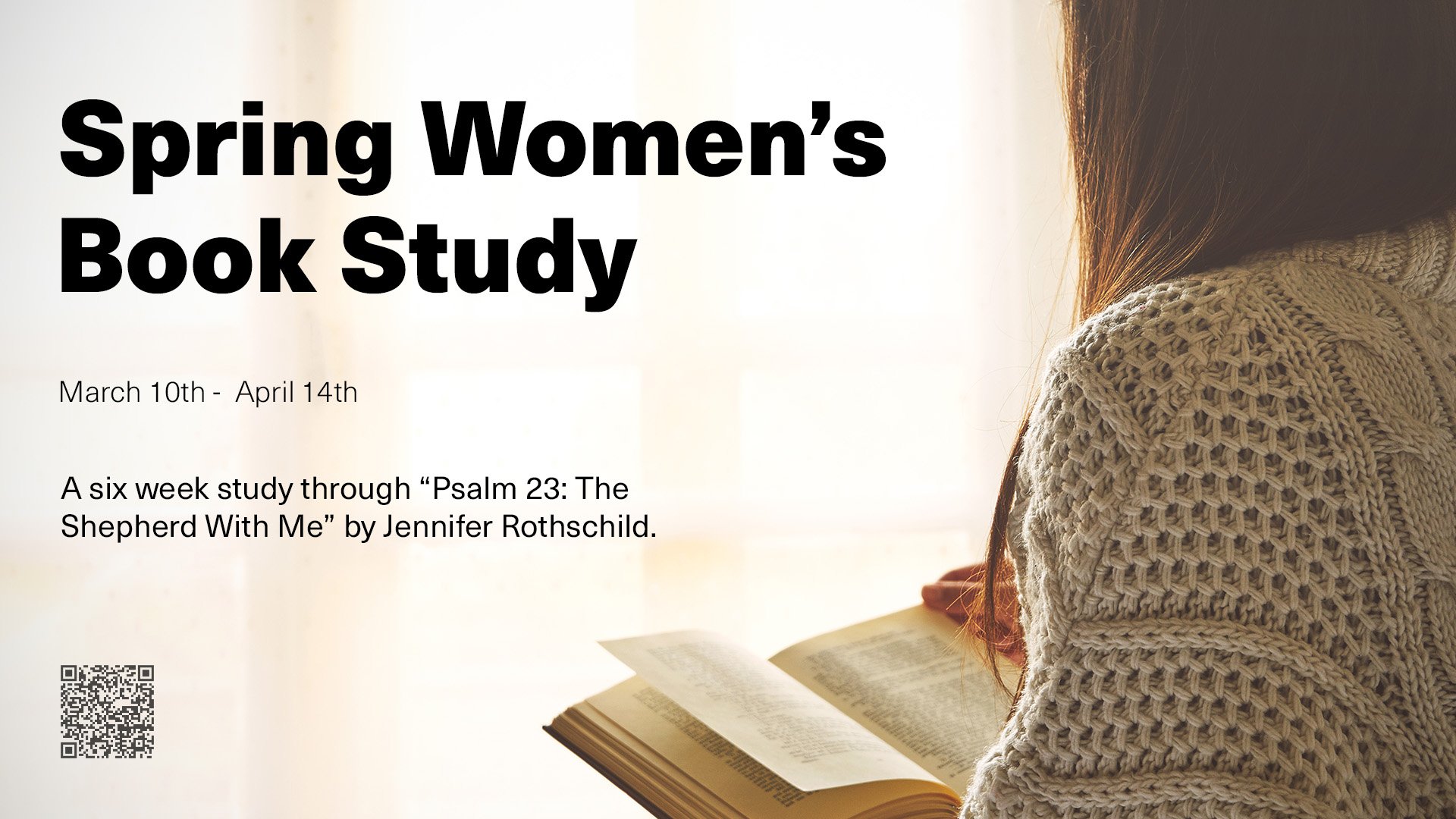Spring Women's Book Study - "Psalm 23" (Copy)