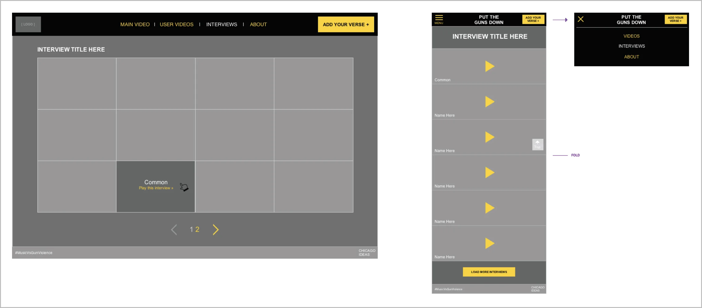 Desktop and Mobile Stories Gallery