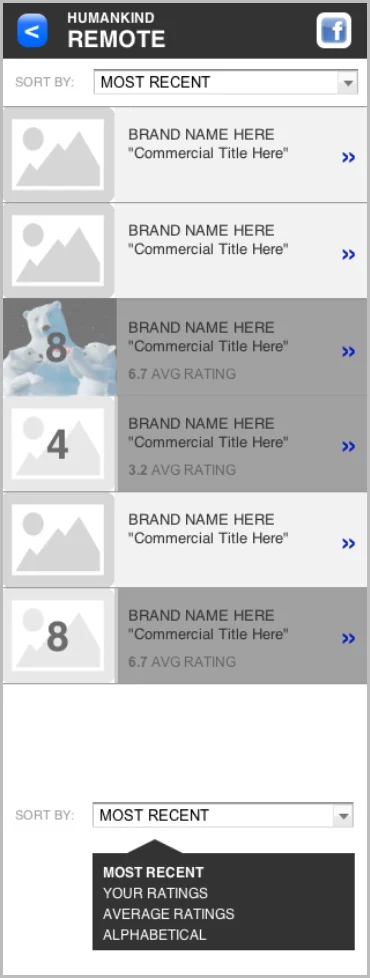 Commercial Guide List w/Sort DDL