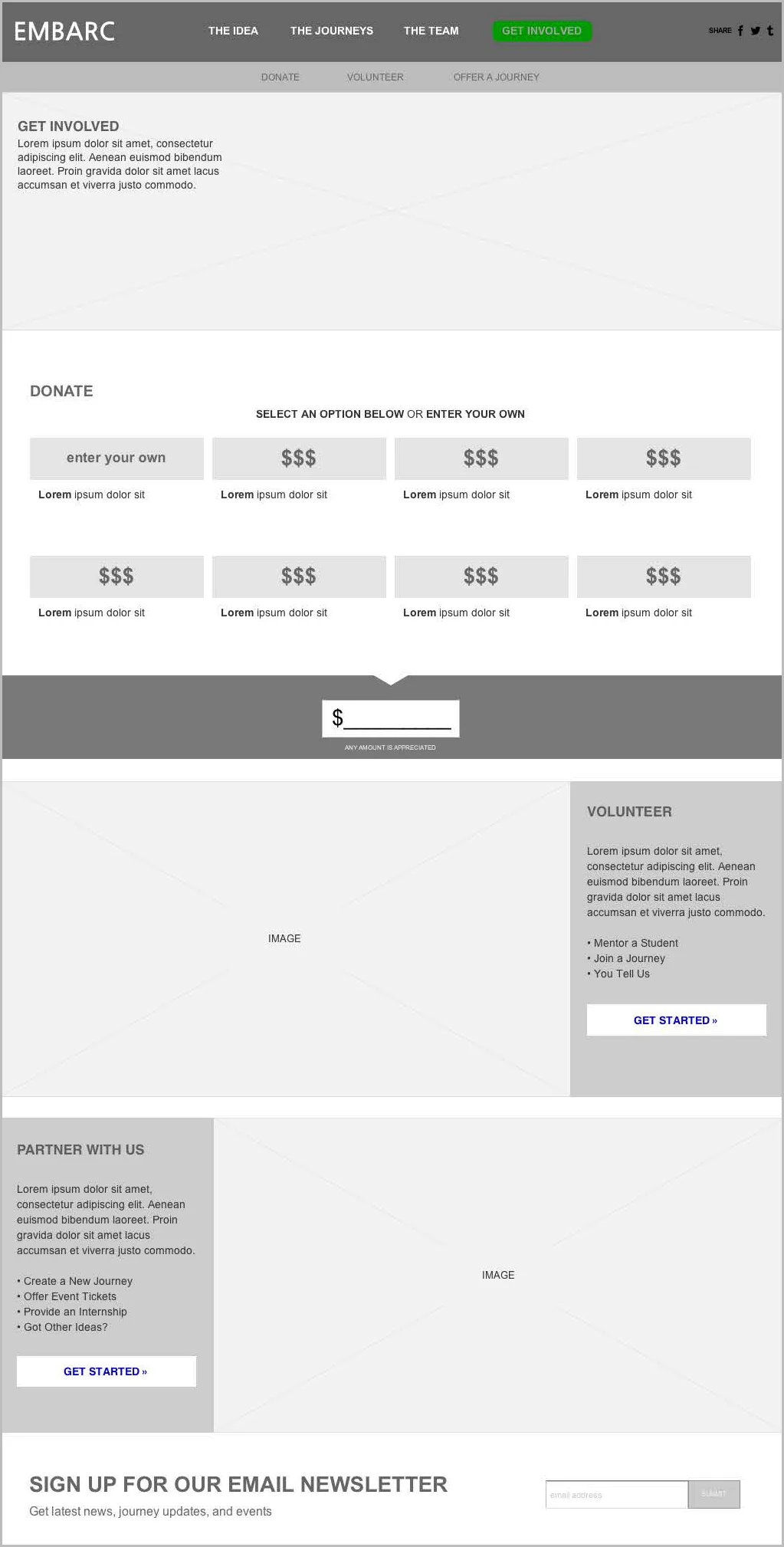 Desktop Get Involved Page