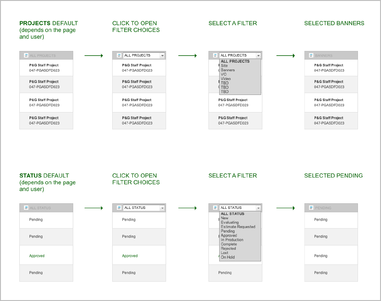 Project View Module States
