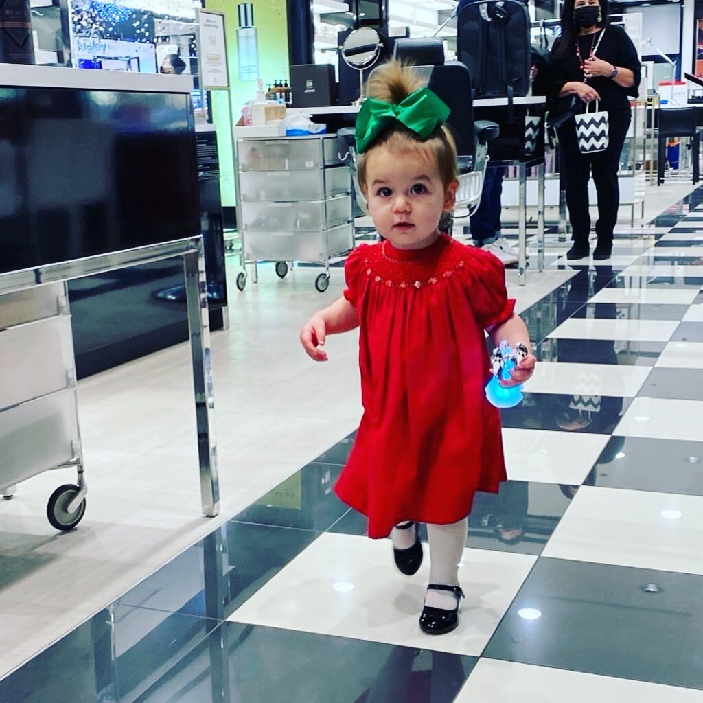 We made the best of it. Glad to have this little one in our lives this year. Love ya baby girl!