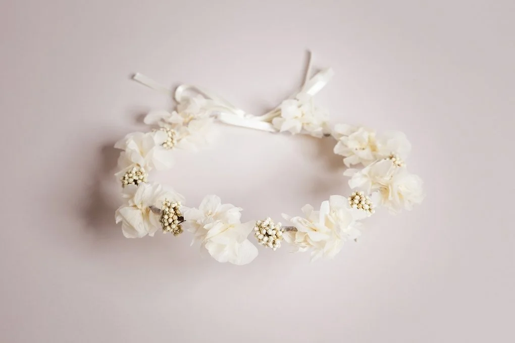 hochzeit haarschmuck blumenkranz