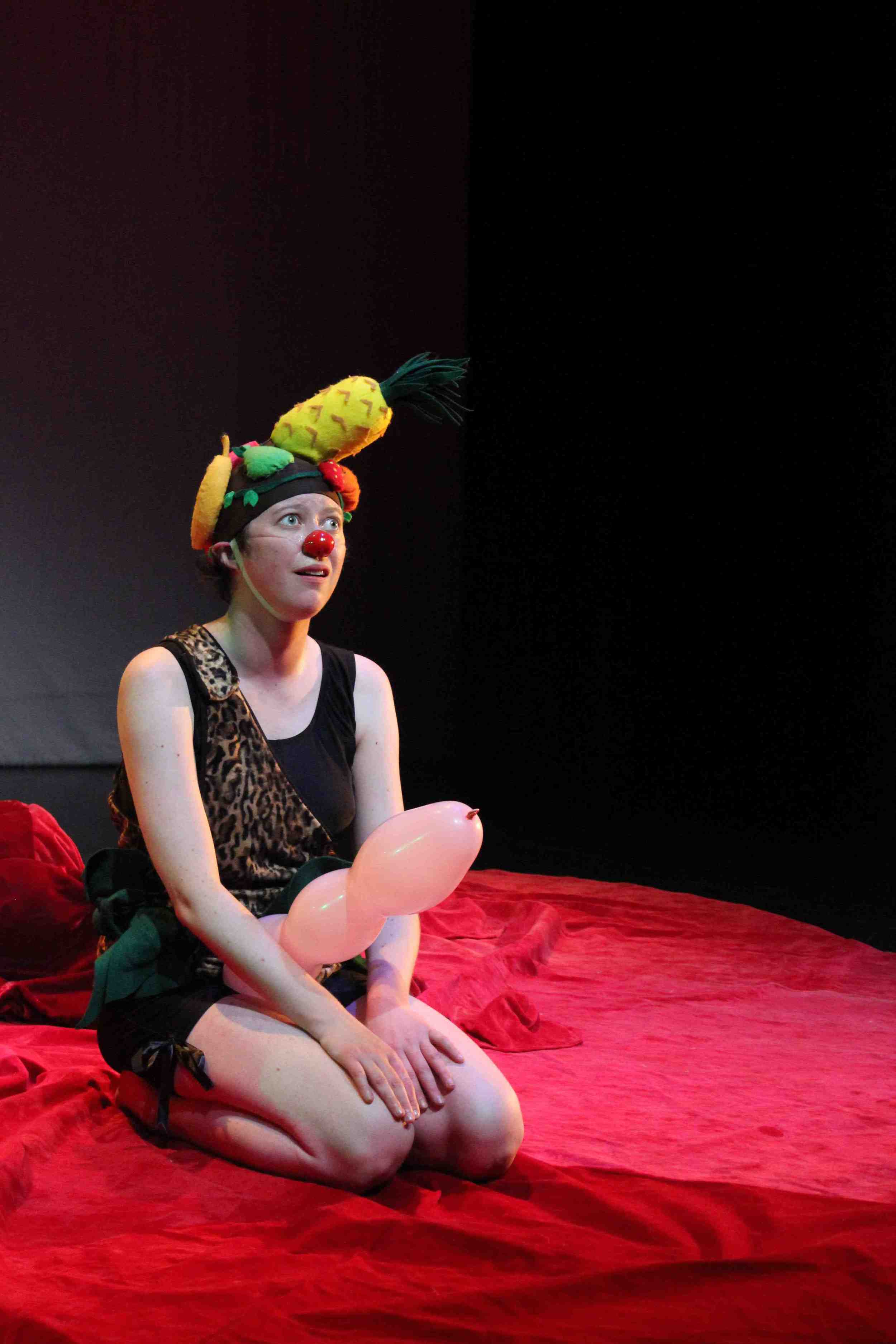  Fruithead, created by Sara Tilley and Mark White, She Said Yes! Theatre Company, 2013. Photo by Kyle Bustin.&nbsp; 