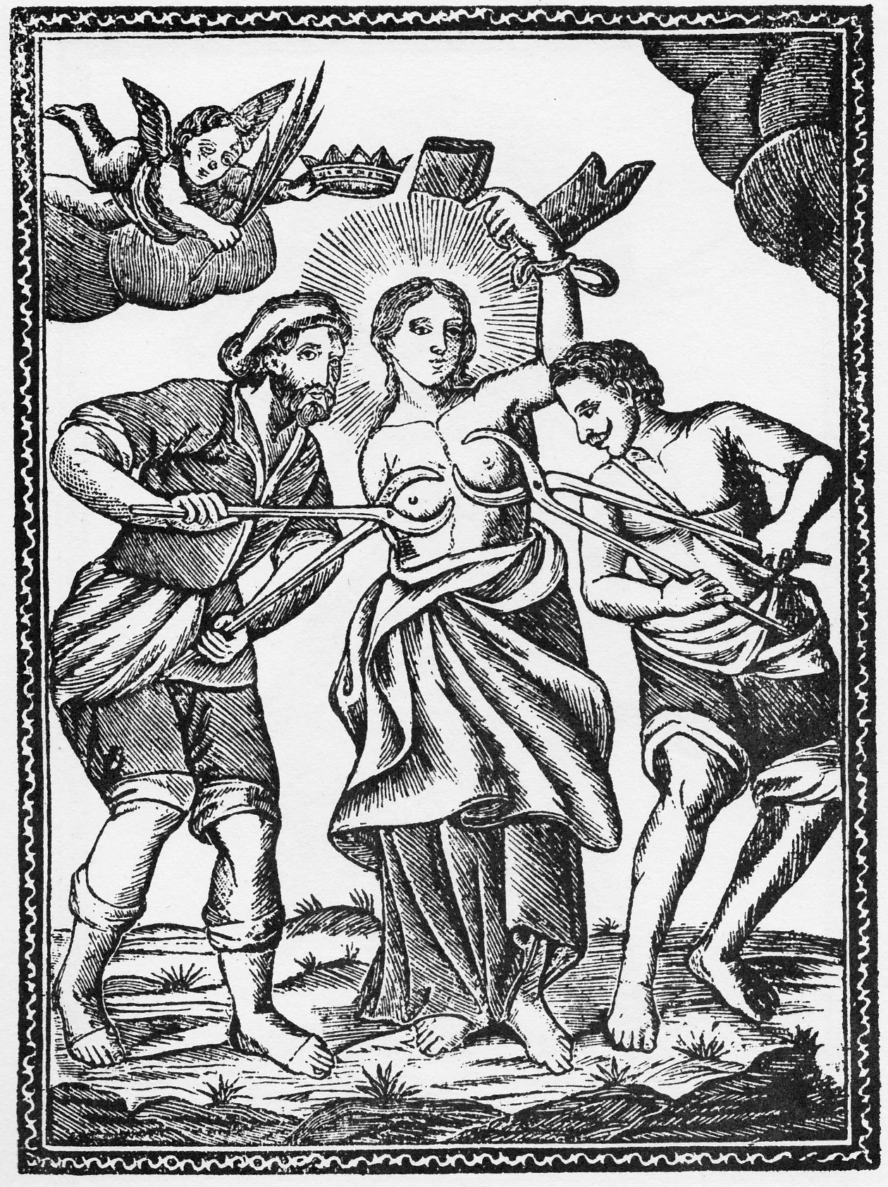 Saint Agatha. Poor Saint Agatha.