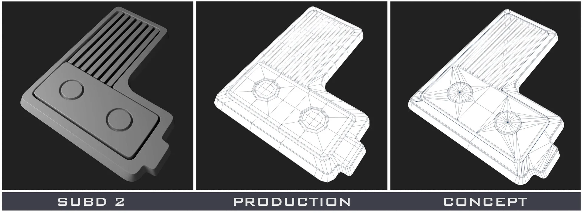 Comparacion de las dos formas de modelar.