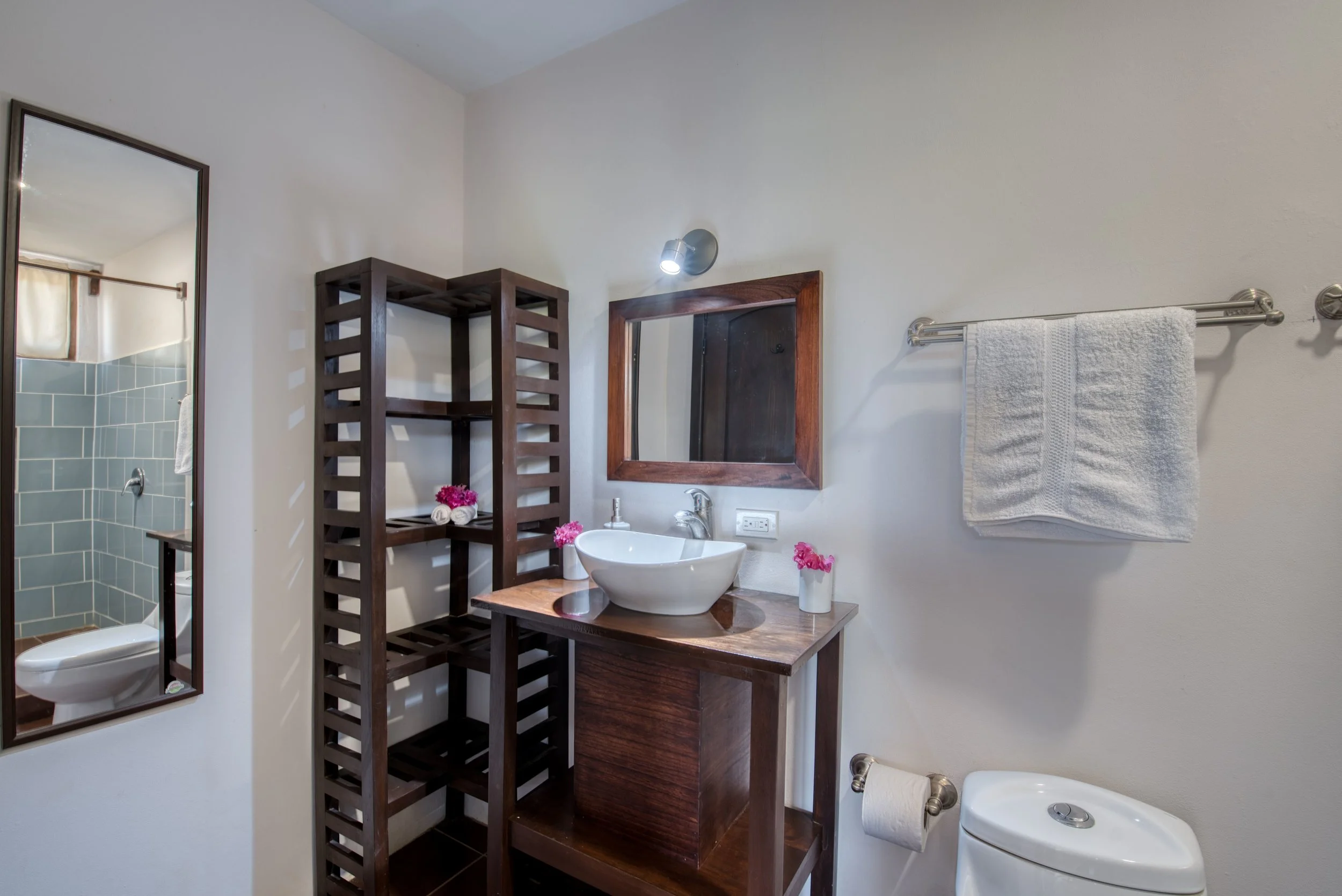 Bathroom in every suite