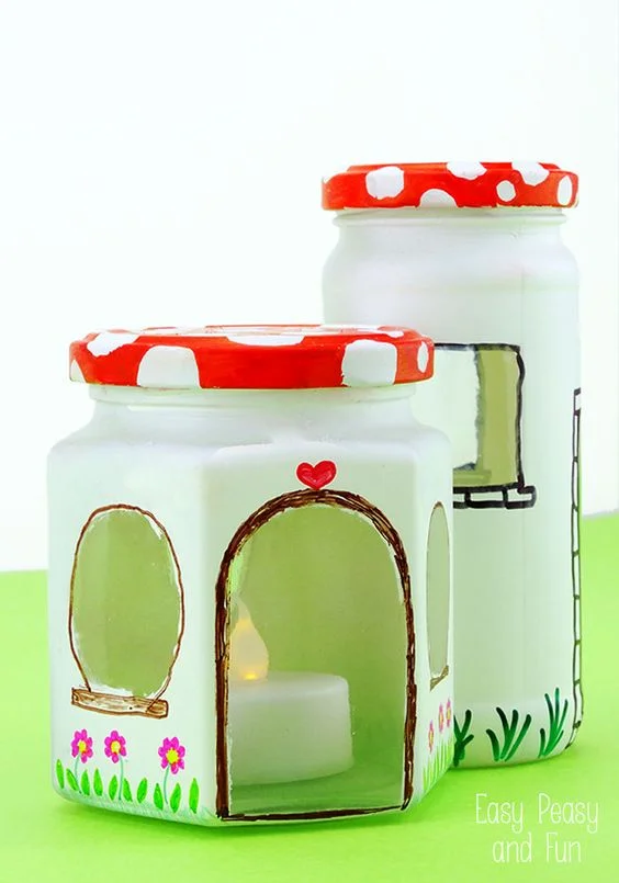 Fairy House Mason Jar