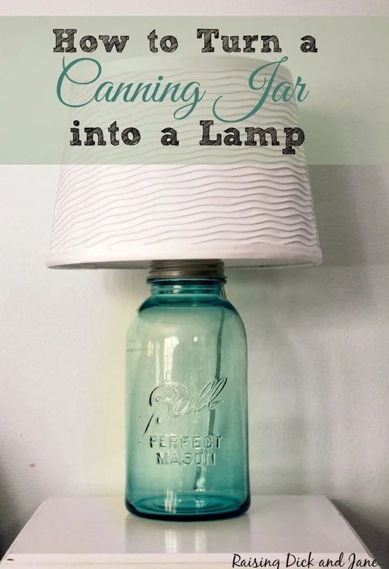 mason jar lamp