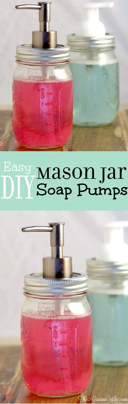 mason jar soap dispensor