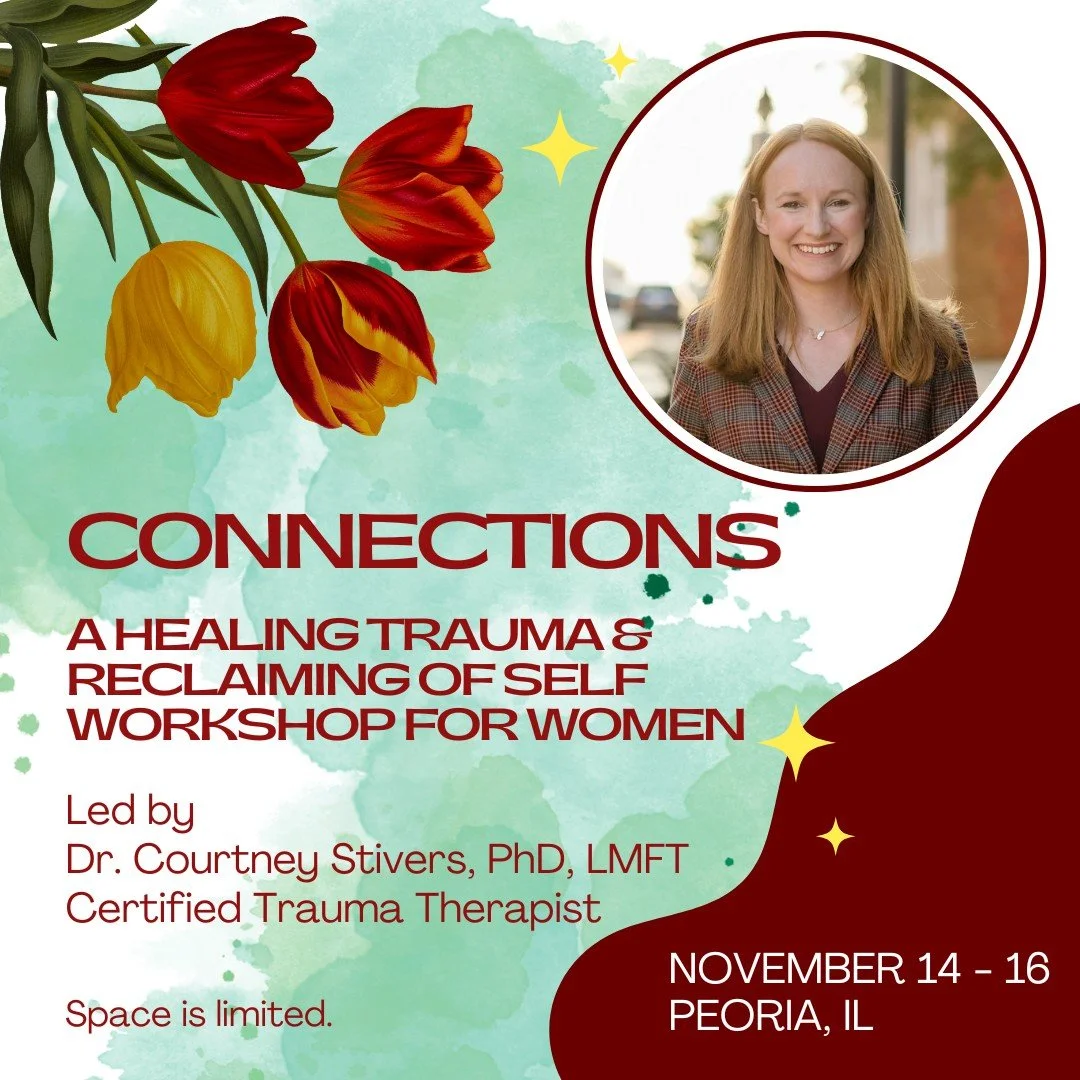 🌿 Meet Dr. Courtney Stivers, PhD, LMFT 🌿

Dr. Courtney Stivers is a Licensed Marriage and Family Therapist and the co-founder of Summit Family Therapy in Peoria, IL. With over a decade of experience, she specializes in trauma recovery, grief and lo