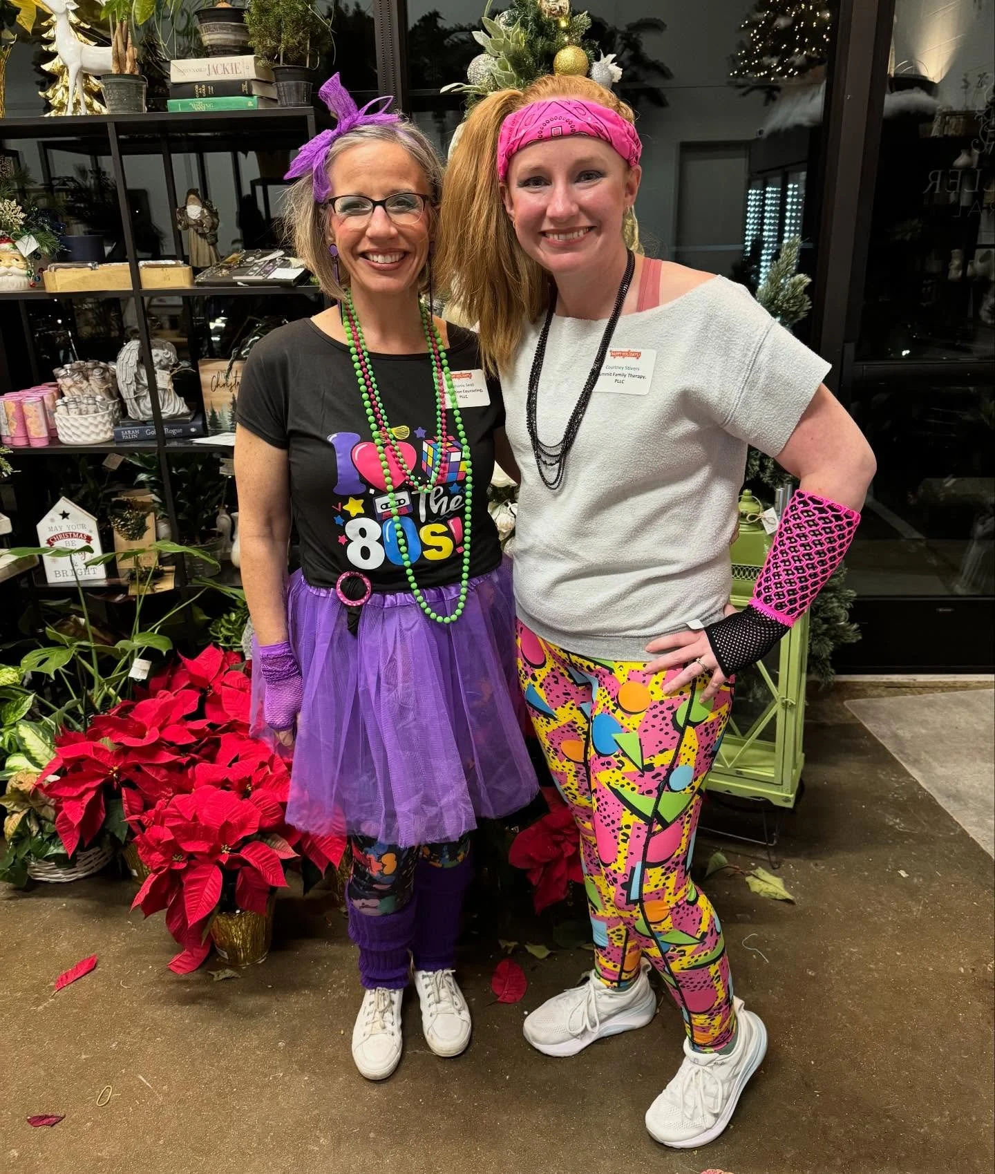 First rule of costumes: Go big or go home.

Second rule: ALWAYS make a friend commit to dressing up with you.

The NAWBO Christmas Party was an absolute blast! 🎉 The invite said vintage themed and to dress your favorite decade. Most people showed up